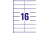 Universaletiketten A4 3423 weiss 105x35mm, Art.-Nr. ZWF-3423 - Paterno Shop