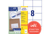 Universaletiketten A4 3427 weiss 105x74mm, Art.-Nr. ZWF-3427 - Paterno Shop