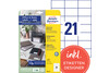 Universaletiketten Avery perm. 70x42,3mm, Art.-Nr. 3652-10 - Paterno Shop