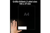 Universaletiketten A4 3484 weiss 105x37mm, Art.-Nr. ZWF-3484 - Paterno Shop