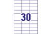 Universaletiketten A4 3489 weiss 70x29,7mm, Art.-Nr. ZWF-3489 - Paterno Shop