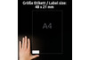 Universaletiketten A4 3650 weiss 48x21mm, Art.-Nr. ZWF-3650 - Paterno Shop