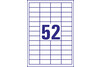 Universaletiketten A4 3650 weiss 48x21mm, Art.-Nr. ZWF-3650 - Paterno Shop