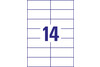 Universaletiketten A4 3653 weiss 105x42,3 mm, Art.-Nr. ZWF-3653 - Paterno Shop