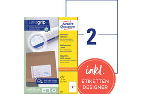 Universaletiketten A4 3655 weiss 210x148mm, Art.-Nr. ZWF-3655 - Paterno Shop