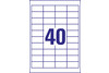 Universaletiketten A4 3657 weiss 48,5x25,4mm, Art.-Nr. ZWF-3657 - Paterno Shop
