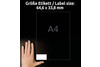 Universaletiketten A4 3658 weiss 64,6x33,8 mm, Art.-Nr. ZWF-3658 - Paterno Shop