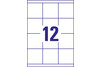 Universaletiketten A4 3661 weiss 70x67,7mm, Art.-Nr. ZWF-3661 - Paterno Shop