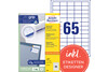 Universaletiketten A4 3666 weiss 38 x 21,2mm, Art.-Nr. ZWF-3666 - Paterno Shop