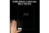 Universaletiketten A4 3667 weiss 48,5x16,9mm, Art.-Nr. ZWF-3667 - Paterno Shop