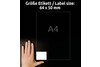 Universaletiketten A4 3672 weiss 64x50mm, Art.-Nr. ZWF-3672 - Paterno Shop