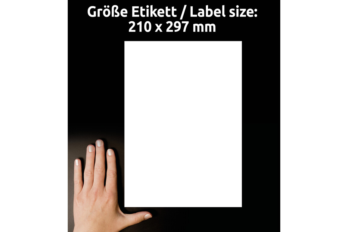 Kopieretiketten ZWF A4, Art.-Nr. 6119ZWF - Paterno Shop