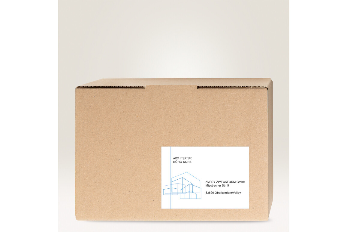 Universal-Etiketten permanent 210x148mm, Art.-Nr. 6176ZWF - Paterno Shop