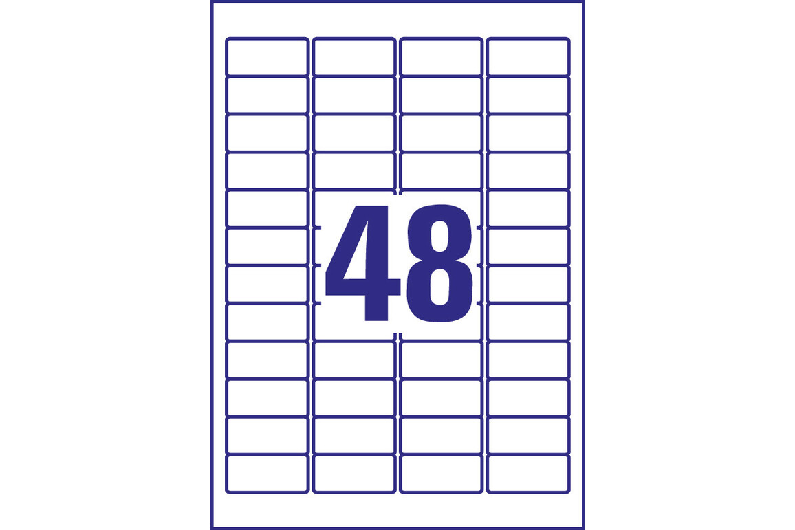 Universaletiketten ZWF 45,7 x 21,2 mm wieder, Art.-Nr. L4736REV-25 - Paterno Shop Universaletiketten ZWF 45,7 x 21,2 mm wieder, Art.-Nr. L4736REV-25 - Paterno Shop