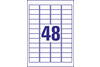 Universaletiketten ZWF 45,7 x 21,2 mm wieder, Art.-Nr. L4736REV-25 - Paterno Shop
