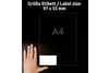 Universaletiketten A4 3679 weiss 97x55mm, Art.-Nr. ZWF-3679 - Paterno Shop