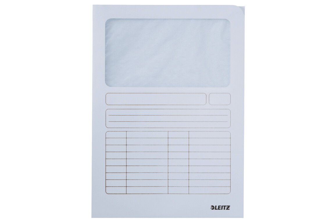 Sichtmappe Leitz A4 weiss, Art.-Nr. 3950-00-WS - Paterno Shop