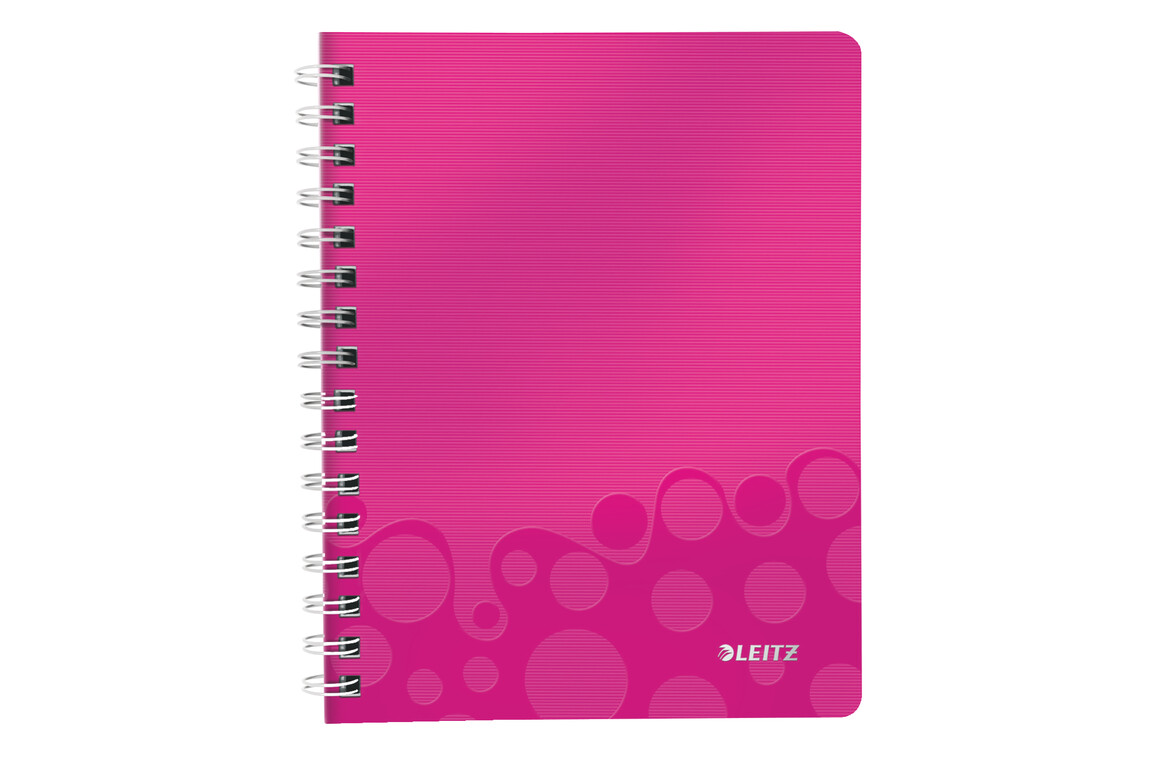 Notizbuch Leitz WOW A5 kar. pinkmetallic, Art.-Nr. 464100-PIME - Paterno Shop