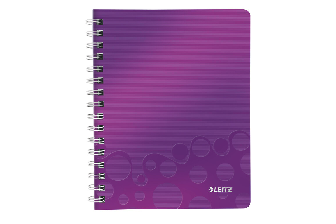 Notizbuch Leitz WOW A5 kar. violett metallic, Art.-Nr. 464100-VIME - Paterno Shop