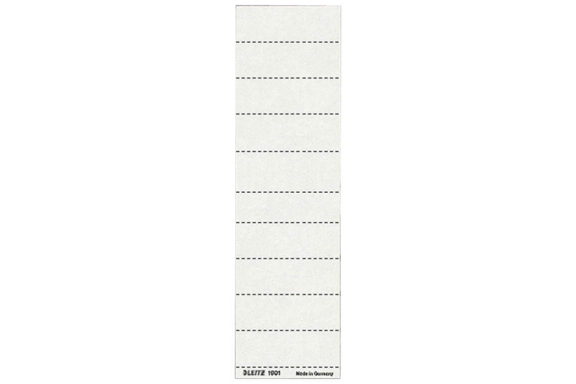 Beschriftungsschild Leitz 1901 weiss, Art.-Nr. 1901-00-WS - Paterno Shop