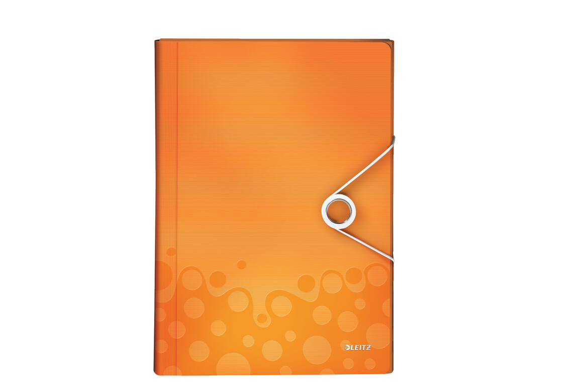 Projektmappe Leitz WOW PP A4 orangemetallic, Art.-Nr. 458900-ORME - Paterno Shop