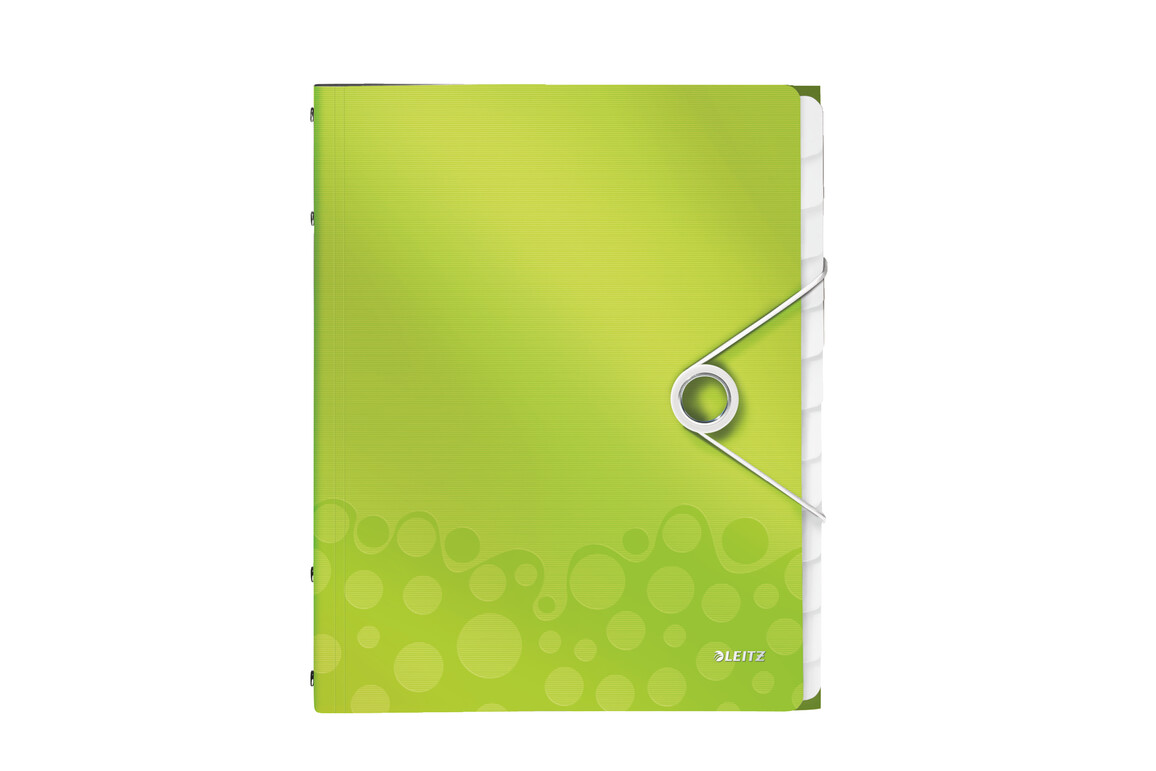 Ordnungsmappe Leitz WOW PP A4 grünmetallic, Art.-Nr. 463400-GNME - Paterno Shop