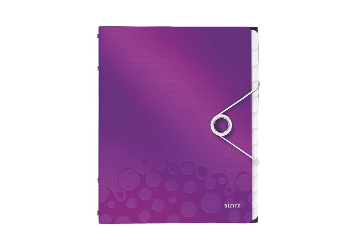 Ordnungsmappe Leitz WOW PP A4 violett metallic, Art.-Nr. 463400-VIME - Paterno Shop