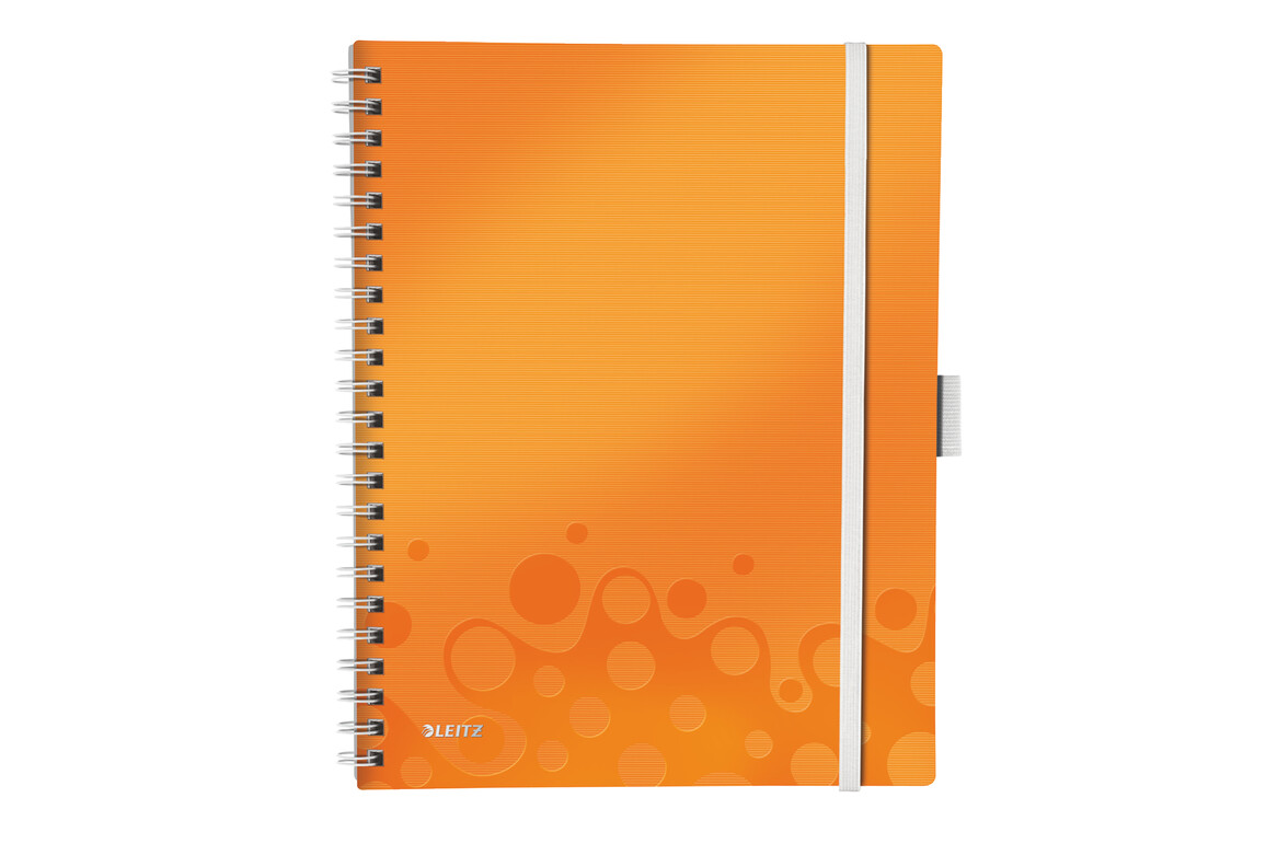 Notizbuch Leitz WOW A4 kar. orangemetallic, Art.-Nr. 464500-ORME - Paterno Shop