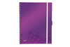 Notizbuch Leitz WOW A4 kar. violett metallic, Art.-Nr. 464500-VIME - Paterno Shop