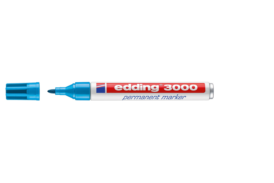 Marker Edding 3000 helblau permanent, Art.-Nr. 3000-HBL - Paterno Shop