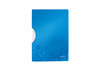 Clipboardmappe Leitz WOW PP A4 blaumetallic, Art.-Nr. 418500-BLME - Paterno Shop