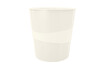 Papierkorb Leitz WOW 15L perlweiss, Art.-Nr. 527810-PWS - Paterno Shop