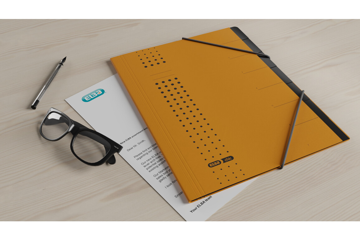 Ordnungsmappe Elba A4 Chic grün, Art.-Nr. 42495-GN - Paterno Shop