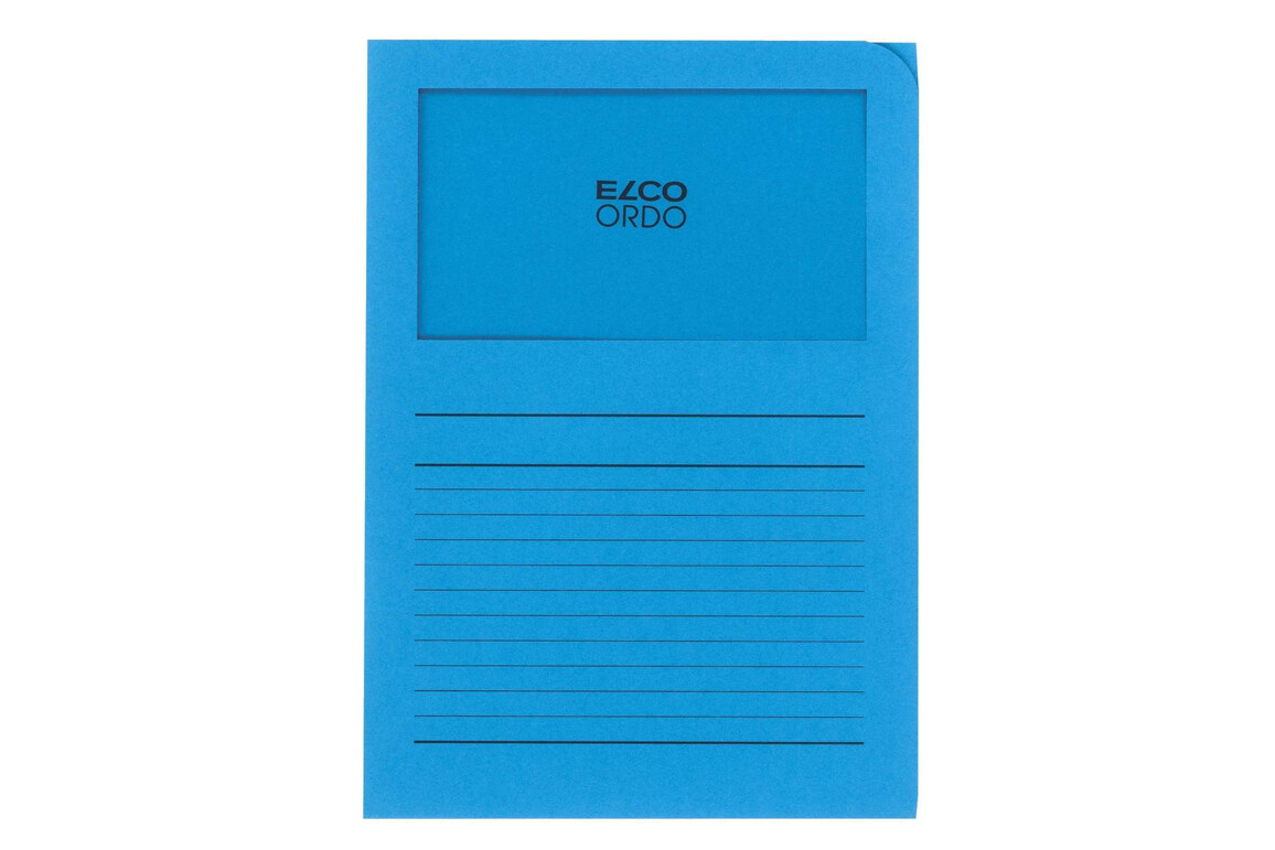 Sichtmappe Elco Ordo A4 Mappe intensivblau, Art.-Nr. 29488-IBL - Paterno B2B-Shop