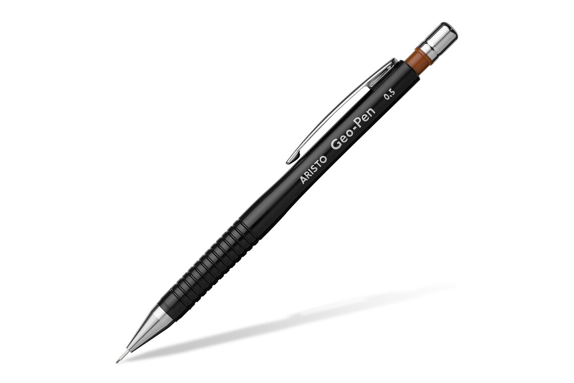 Druckbleistift Aristo Geo-Pen 0,5mm schwarz, Art.-Nr. AR85005 - Paterno Shop