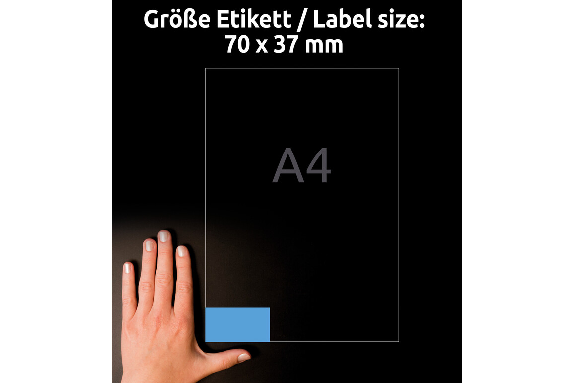 Kopieretiketten ZWF 70 x 37 mm, blau, Art.-Nr. 3449ZWF - Paterno Shop Kopieretiketten ZWF 70 x 37 mm, blau, Art.-Nr. 3449ZWF - Paterno Shop