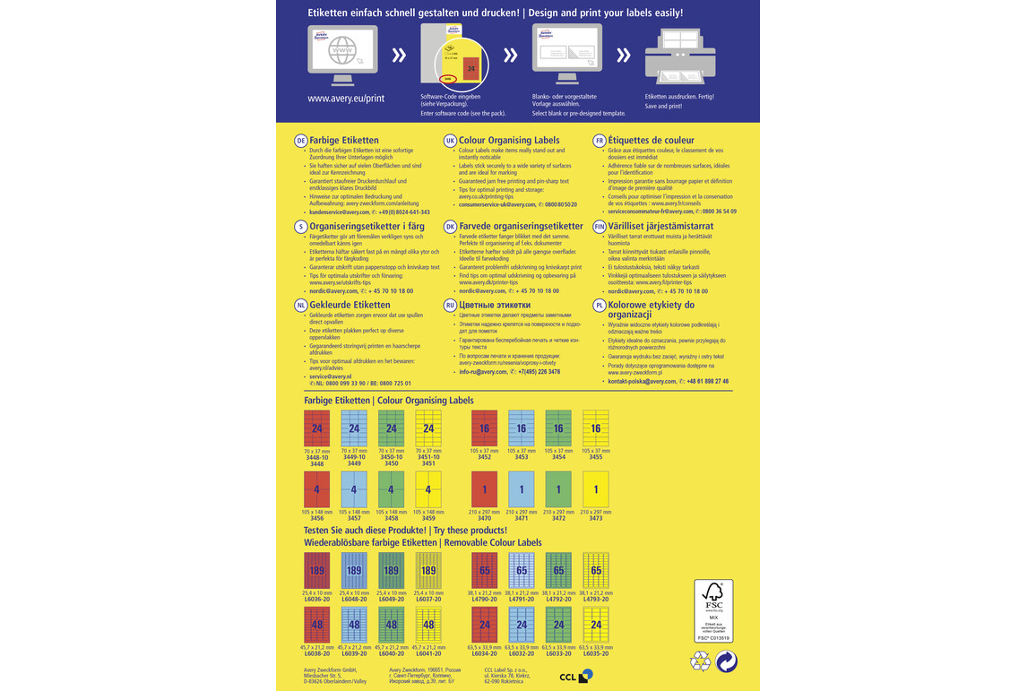 Kopieretiketten ZWF 70 x 37 mm, blau, Art.-Nr. 3449ZWF - Paterno Shop Kopieretiketten ZWF 70 x 37 mm, blau, Art.-Nr. 3449ZWF - Paterno Shop