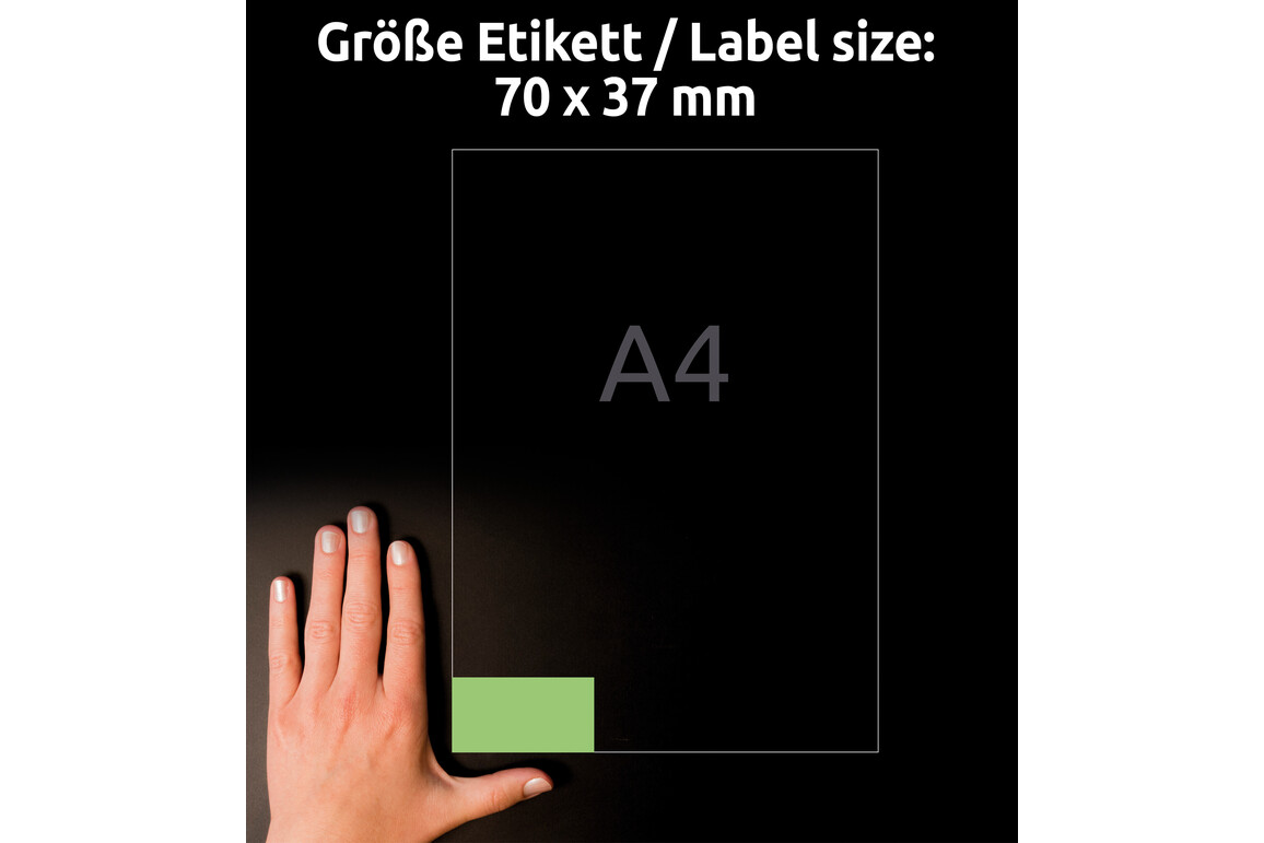Kopieretiketten ZWF 70 x 37 mm, grün, Art.-Nr. 3450ZWF - Paterno Shop Kopieretiketten ZWF 70 x 37 mm, grün, Art.-Nr. 3450ZWF - Paterno Shop