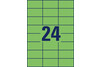Kopieretiketten ZWF 70 x 37 mm, grün, Art.-Nr. 3450ZWF - Paterno Shop