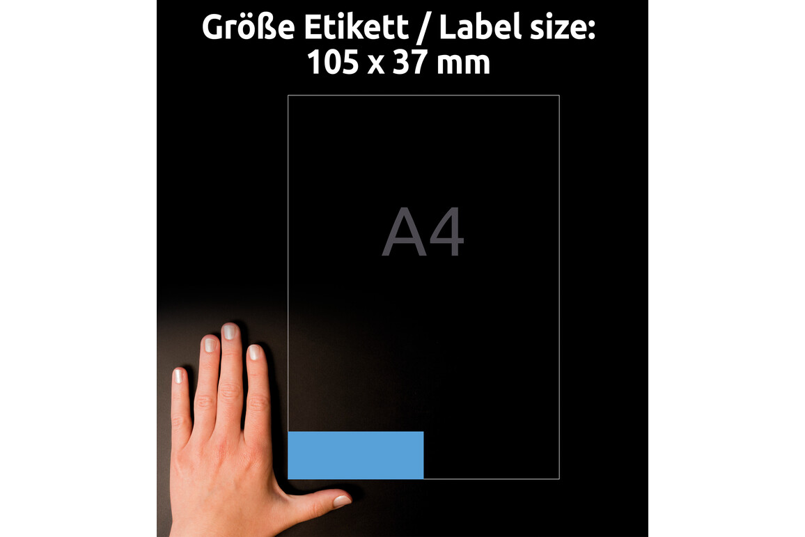 Kopieretiketten ZWF 105 x 37 mm, blau, Art.-Nr. 3453ZWF - Paterno Shop Kopieretiketten ZWF 105 x 37 mm, blau, Art.-Nr. 3453ZWF - Paterno Shop