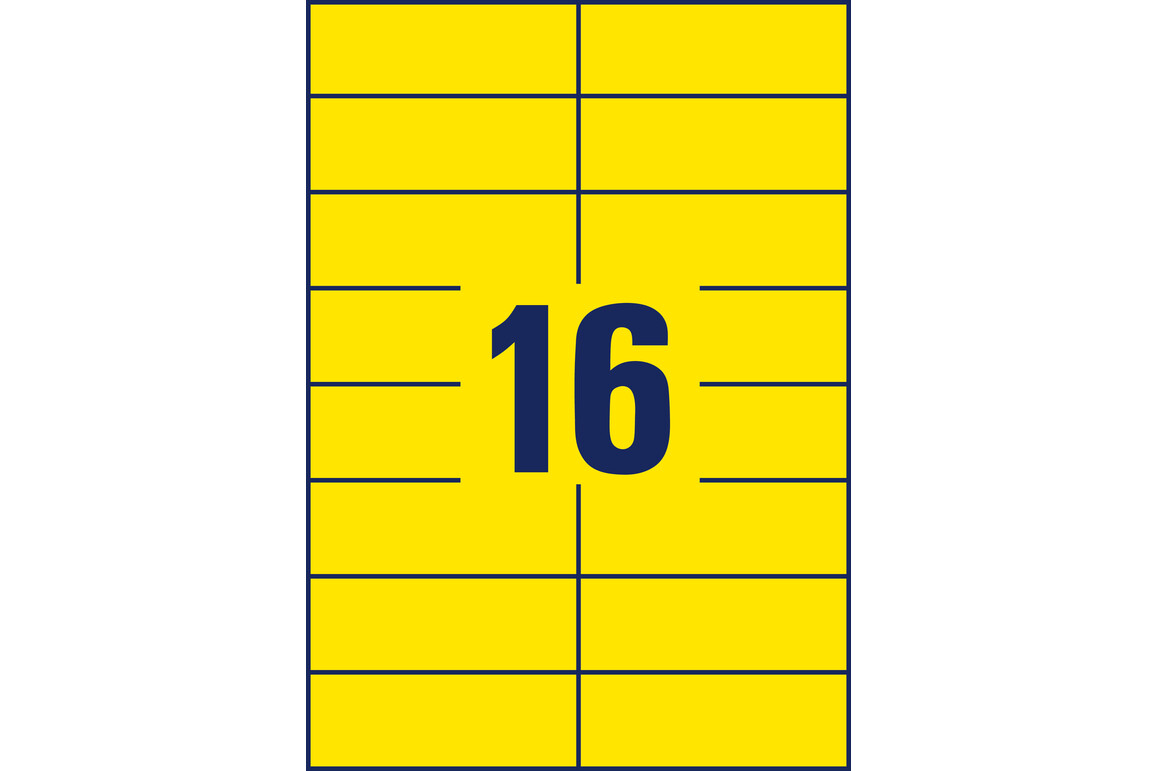Kopieretiketten ZWF 105 x 37 mm, gelb, Art.-Nr. 3455ZWF - Paterno Shop Kopieretiketten ZWF 105 x 37 mm, gelb, Art.-Nr. 3455ZWF - Paterno Shop