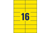 Kopieretiketten ZWF 105 x 37 mm, gelb, Art.-Nr. 3455ZWF - Paterno Shop