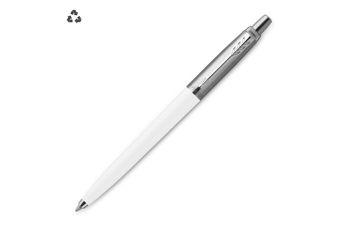 Kugelschreiber Parker JOTTER Recycled weiss, Art.-Nr. JOTTER-WS - Paterno B2B-Shop