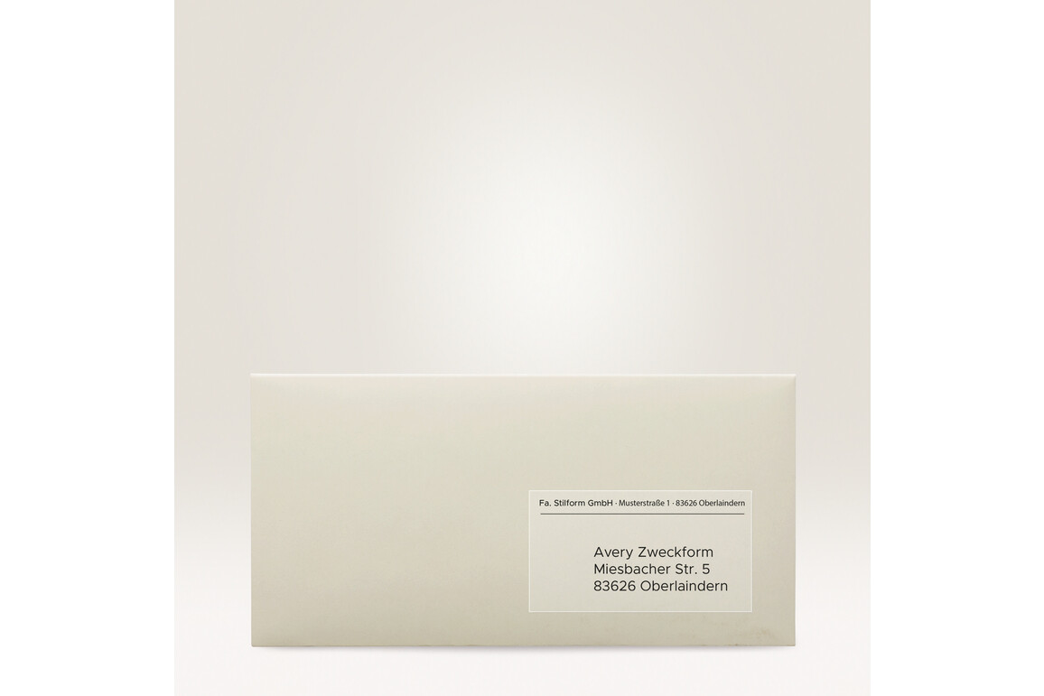 Adressetiketten 45,7 x 21,2 mm, transparent, Art.-Nr. J4720-25 - Paterno Shop Adressetiketten 45,7 x 21,2 mm, transparent, Art.-Nr. J4720-25 - Paterno Shop