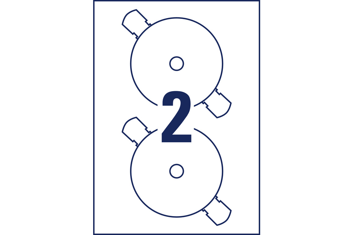 Etiketten ZWF  CD rund 117 mm, Art.-Nr. J8676-25 - Paterno Shop Etiketten ZWF  CD rund 117 mm, Art.-Nr. J8676-25 - Paterno Shop