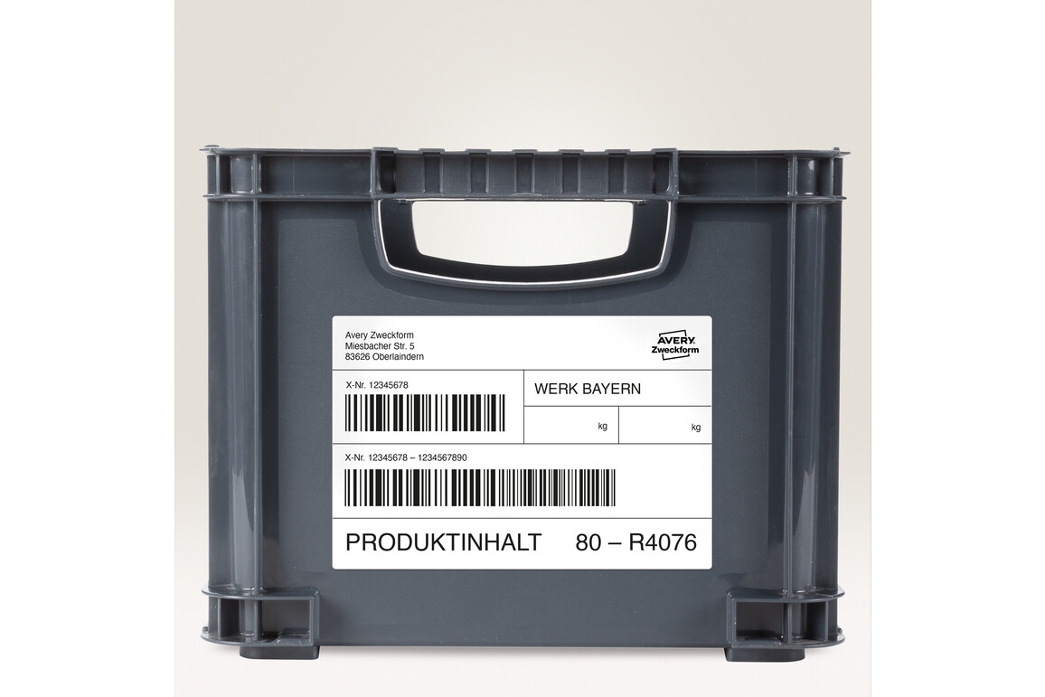 Etiketten ZWF 210x148mm wetterfest, ablösbar, Art.-Nr. L4717REV-20 - Paterno Shop Etiketten ZWF 210x148mm wetterfest, ablösbar, Art.-Nr. L4717REV-20 - Paterno Shop