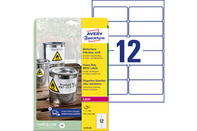 Etiketten ZWF Wetterfest 99,1 x 42,3 mm, Art.-Nr. L4776-20 - Paterno Shop