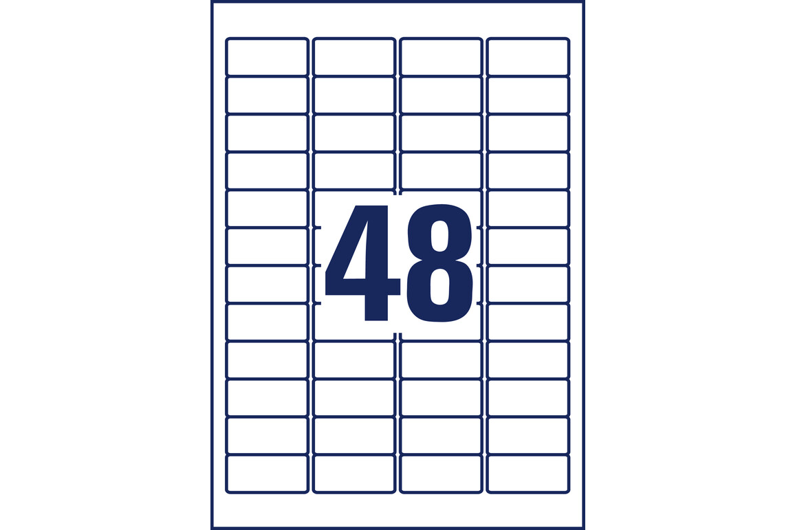 Etiketten ZWF Wetterfest 45,7 x 21,2 mm, Art.-Nr. L4778-20 - Paterno Shop