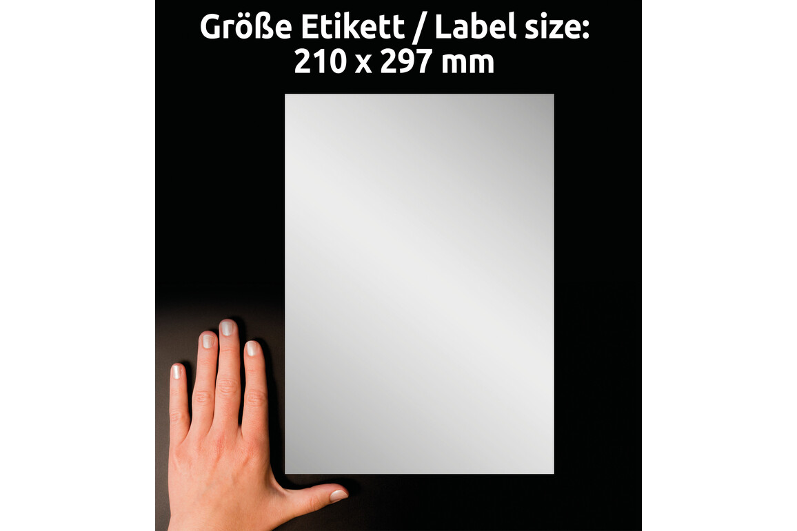 Etiketten ZWF Typenschild 210x297 mm silber, Art.-Nr. L6013-20 - Paterno Shop Etiketten ZWF Typenschild 210x297 mm silber, Art.-Nr. L6013-20 - Paterno Shop