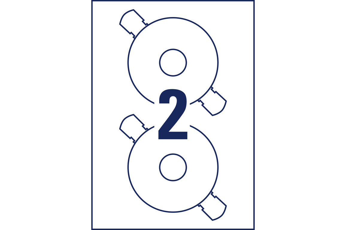 Etiketten ZWF CD ETIK DM117mm A4, Art.-Nr. L6015-25 - Paterno Shop Etiketten ZWF CD ETIK DM117mm A4, Art.-Nr. L6015-25 - Paterno Shop
